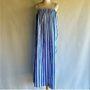 GANNI Cotton Poplin Maxi Dress.